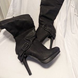 Tall Sexy Black Boot